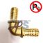 Low lead brass pex male fitting for PEX pipe