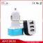 Colorful 3 Ports Output Portable Good Mini Custom USB Car Charger