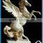 Antique bronze horse statue