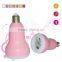 2015 new bluetooth speaker led lamp blulb RGB led full color rotating lamp led melody lamp