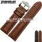 22mm high quality genuine leather Watch strap with stainless steel buckle Wholesale 3PCS