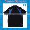 Black full sublimated polo shirt for man dark blue