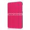 Triple folding PU stand cover case for Samsung Galaxy Tab a 7.0 t285/t280