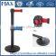 cast iron queue belt barrier control pole retractable barrier stand