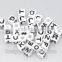 Lucite,Acrylic, Plastic Loose Beads Material alphabet,acrylic alphabet beads