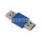 bule color parallel adapter usb AM to AM adapter/ usb 3.0/usb 2.0 converter adapter with high quality