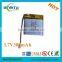 Newest UL,CE, KC Certificated Rechargeable 3.7V Toy Watch Battery Manufacturer