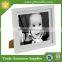 Oval Baby First Year White Resin Photo Frame