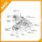 Economical aluminum square tube cutting saw machinery