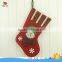 Promotional customized printed cheap christmas decoration sock