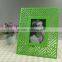 Handmade green polyresin simple frame for sale