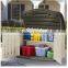 Outdoor plastic garden storage house