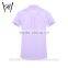 cotton purple dress Short sleeve Solid shirt ofr men