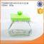 Hot sale transparent glass storage jar with colored lid