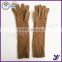 100% Acrylic winter long warm knitted gloves