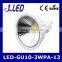 LED 3w cob bulb gu10 mr16 high quality
