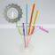 flexible disposable plastic straw