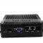Fanless mini pc windows xp low power 10w intel bay trail J1900 quad core 2.0-2.42Ghz mini desktop pc 4g ram 128g ssd
