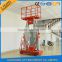 high rise aluminum mobile scaffolding for window cleaning