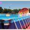 steel frame swimming pool, metal frame water pool with inflatable water slides, used pools for sale