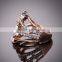 New design crystal friends ring
