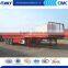 3 axles cargo trailer with side panels for bulk cargo transportation