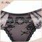 Sensual 85~93cm Embroidered Thong Briefs Panty