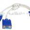 2016 New Product VGA Cable 1 in 2 Out Computers for Cctv Camera