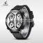 WEIDE Watch Men 2016 Sport Stainless Steel Back Water Resistant Original Diving Watch Unique Multiple Time Zone Wrist Watch
