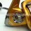 Gold fishing reel aluminium spool fishing tackle