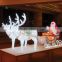 Outdoor Christmas Decoration Lights Led 3d Reindeer With Sleigh Light