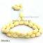 Yellow-brown color 33pcs Islamic Prayer Beads Misbaha Tesbih worry