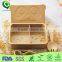Kids biodegradable rice husk bento lunch box with dividers
