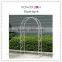 Antique White Wrought Iron Wedding Arches with Seat