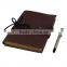 Custom high quality cheap mini leather notebook cover