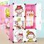 Plastic baby cartoon picture cheap folding wardrobe closet