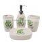 Glazed bath ceramic bathroom set