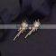 CZ irregular pattern party magnetic earring for girl