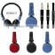 hight quality cheap price headphone fashion headphone 2015 hot newest style on-ear headset flat cable headphone manufacture