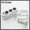 3 Socket Car Cigarette Lighter Socket Splitter