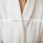Long Velour Bathrobe Elegant Down Robe Unisex Hotel Robe