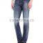 Slim-fit tapered jogg dark black wash straight leg jeans for men