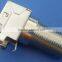 EF-0806 F CCONNECTOR F female RIGHT ANGLE R/A PC MOUNT SHILED F connector