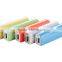 Discount!! Power bank 2600mAh Powerbank polymer external portable battery pack for all smart phone mobile