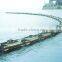 Solid floating oil rubber boom