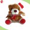 red christmas gift teddy bear, soft red christmas gift teddy bears, christmas plush toys