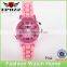 Waterproof 3 ATM Luxury Led Silicone Watch Ladies Watch Supplier