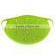 Chic Silicone Vegetable Steamer Food Veggie Steam Basket Microwaveable Cooker