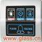 Vatti glass OEM light screen-print touch switch glass panel