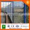 Cheap PVC Coated Welded Metal Garden Fence Panel With Peach post